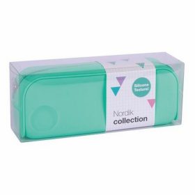   Tolltartó, cipzáras, szilikon, APLI "Nordik", türkiz zöld