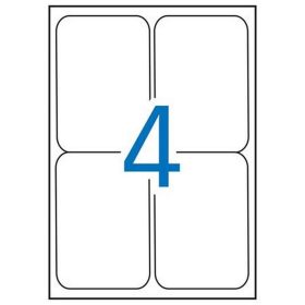   Etikett, univerzális, 99,1x139 mm, kerekített sarkú, APLI, 400 etikett/csomag