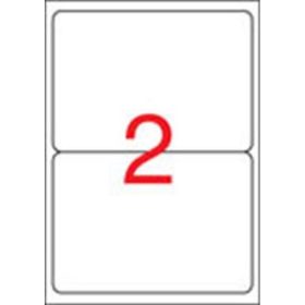   Etikett, univerzális, 199,6x144,5 mm, kerekített sarkú, APLI, 200 etikett/csomag