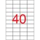 Etikett, univerzális, 52,5x29,7 mm, APLI, 4000 etikett/csomag