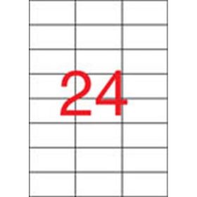 Etikett, univerzális, 70x37 mm, APLI, 2400 etikett/csomag