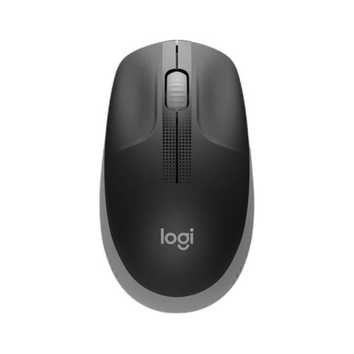 Egér, vezeték nélküli, optikai, USB, LOGITECH, "M190", fekete