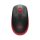 Egér, vezeték nélküli, optikai, USB, LOGITECH, "M190", piros