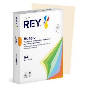   Másolópapír, színes, A4, 80 g, REY "Adagio", pasztell csontszín
