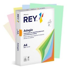   Másolópapír, színes, A4, 80 g, 5x100 lap, REY "Adagio", pasztell mix