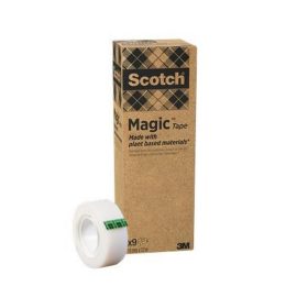   Ragasztószalag, 19 mm x 33 m, környezetbarát, 3M "Scotch® Magic™", áttetsző
