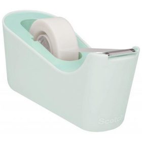   Ragasztószalag-adagoló, asztali, feltöltött, 3M SCOTCH "C18", menta