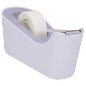   Ragasztószalag-adagoló, asztali, feltöltött, 3M SCOTCH "C18", levendula