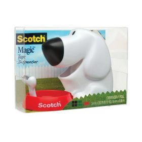   Ragasztószalag-adagoló, asztali, feltöltött, 3M SCOTCH "C31", kutya