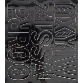   Öntapadós matrica, 5 cm-es, betűlap, ABC második fele, fekete