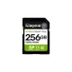 Memóriakártya, SDXC, 256GB, C10/UHS-I/U1/V10, Gen3, KINGSTON "Canvas Select Plus"