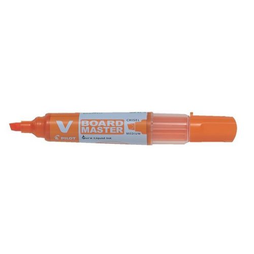 Táblamarker, 2,2-5,2 mm, vágott, PILOT "V-Board Master", narancssárga