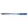 Golyóstoll, 0,27 mm, nyomógombos, átlátszó tolltest, PILOT "BP-S Matic", kék