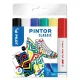 Dekormarker készlet, 1,4 mm, PILOT "Pintor M" 6 különböző klasszikus szín
