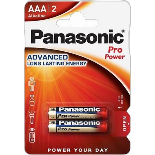 Elem, AAA mikro, 2 db, PANASONIC "Pro power"