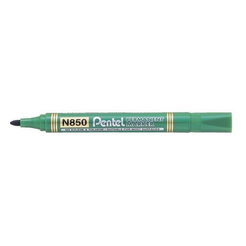 Alkoholos marker, 1,5 mm, kúpos, PENTEL "N850", zöld