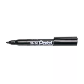   Alkoholos marker, 1,3 mm, kúpos, PENTEL "NN50", fekete
