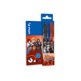   Rollertoll készlet, 0,35 mm, törölhető, kupakos, PILOT "Frixion Ball Naruto", 3 különböző ...