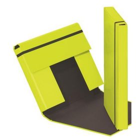   Gumis mappa, A4, 40 mm, karton, PAGNA "Trend", lime zöld