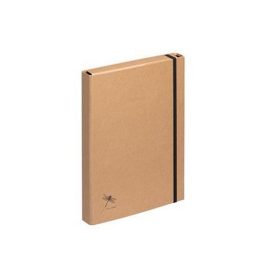   Gumis mappa, A4, 40 mm, nátronpapír, PAGNA "Pur", barna