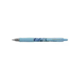   Zseléstoll, 0,32 mm, nyomógombos, kék tolltest, PILOT "G-2 Flow", kék