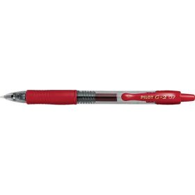   Zseléstoll, 0,32 mm, nyomógombos, PILOT "G-2", piros