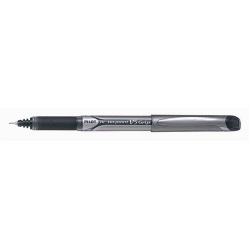 Rollertoll, 0,3 mm, tűhegyű, kupakos, PILOT "Hi-Tecpoint V5 Grip", fekete