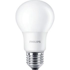   LED izzó, E27, gömb, A60, 5W, 470lm, 4000K, PHILIPS "CorePro"