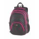 Hátizsák, 2in1, notebook tartóval és audió csatlakozóval, PULSE "Teens", pink-fekete