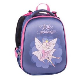   Hátizsák, anatómiai, PULSE "Anatomic Cube Fairy Princess", szürke-rózsaszín