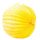 Lampion, kerek, 22 cm, sárga