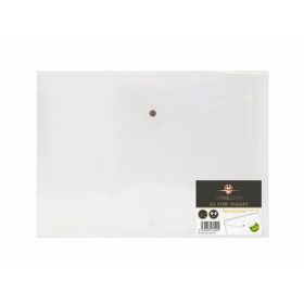   Irattartó tasak, A3, PP, patentos, PUKKA PAD "Concord", áttetsző