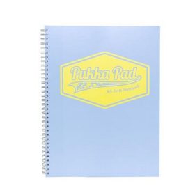   Spirálfüzet, A4, vonalas, 100 lap, PUKKA PAD "Pastel Jotta Pad", vegyes szín