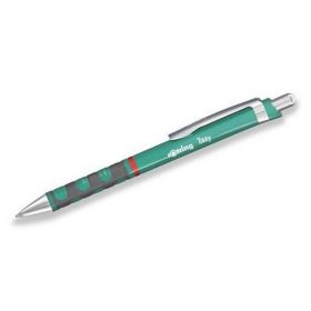   Golyóstoll, 0,8 mm, nyomógombos, tengerkék tolltest, ROTRING "Tikky", kék