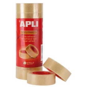   Ragasztószalag, 19 mm x 33 m, APLI "Transparent", átlátszó