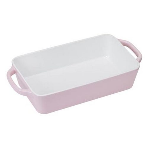 Sütőtál, téglalap, 34x17,2x7,3 cm, RESTO "Fornax 96121", rózsaszín