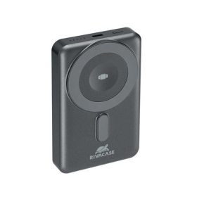   Hordozható akkumulátor, mágneses (vezeték nélküli), 10000mAh, RIVACASE "VA2608"