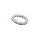 Karkötő, gyöngyházfehér SWAROVSKI® gyöngyből, fehér rondella kristállyal, 10mm, ART CRYSTE...