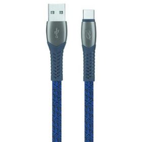   USB kábel, USB - USB-C, 1,2 m, RIVACASE "PS6102", kék