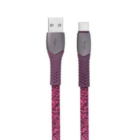   Usb kábel, USB - USB-C, 1,2 m, RIVACASE "PS6102", piros