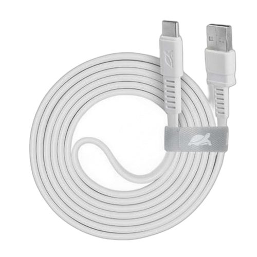 USB kábel, USB-USB-C, 1,2m, RIVACASE "PS6002", fehér