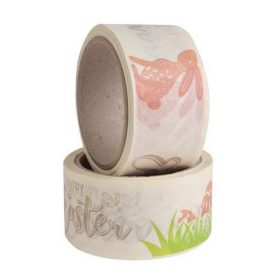   Csomagolószalag, papír, 50 mm x 20 m, VICTORIA FACILITY, húsvéti minta