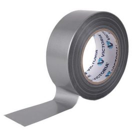   Ragasztószalag, 48mm x 50m,  szálerősített, szupererős, VICTORIA FACILITY, ezüst