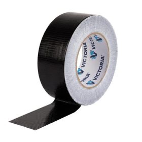   Ragasztószalag, 48mm x 50m,  szálerősített, szupererős, VICTORIA FACILITY, fekete