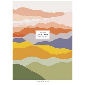   Füzet, tűzött, A4, kockás, 40 lap, SHKOLYARYK "Ambitions", vegyes