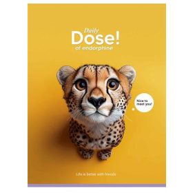   Füzet, tűzött, A5, vonalas, 48 lap, SHKOLYARYK "Nice to meet you", vegyes