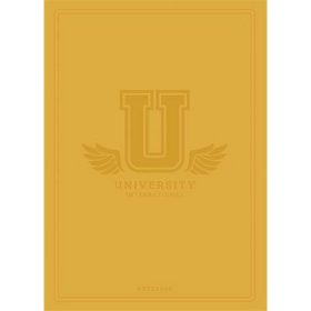   Füzet, tűzött, A5, kockás, 60 lap, SHKOLYARYK "University International", vegyes