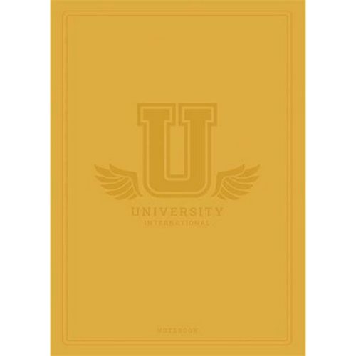 Füzet, tűzött, A5, kockás, 60 lap, SHKOLYARYK "University International", vegyes