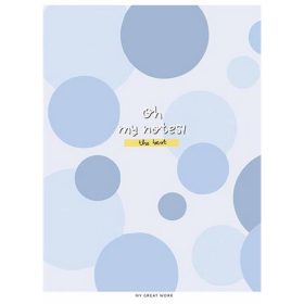   Füzet, tűzött, A5, vonalas, 80 lap, SHKOLYARYK "Oh my notes", vegyes