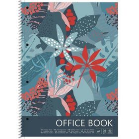   Spirálfüzet, A4+, kockás, 80 lap, SHKOLYARYK "Forest", vegyes